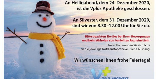 Weihnachten hast Du frei