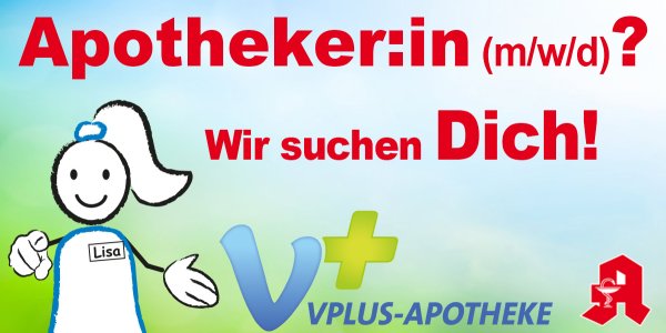 Vplus Apotheke Stellenanzeige Apotheker/in